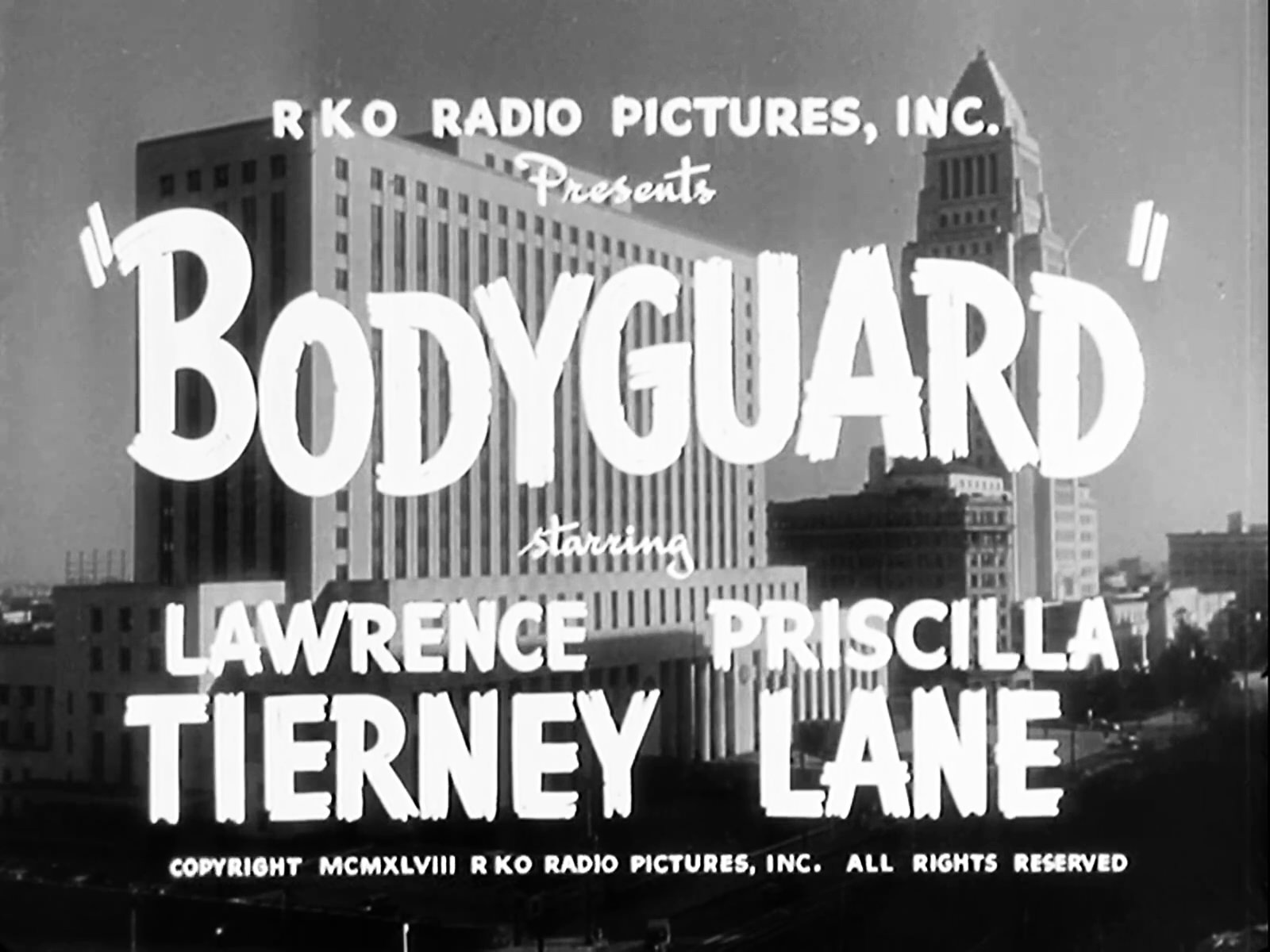 Bodyguard Title Card