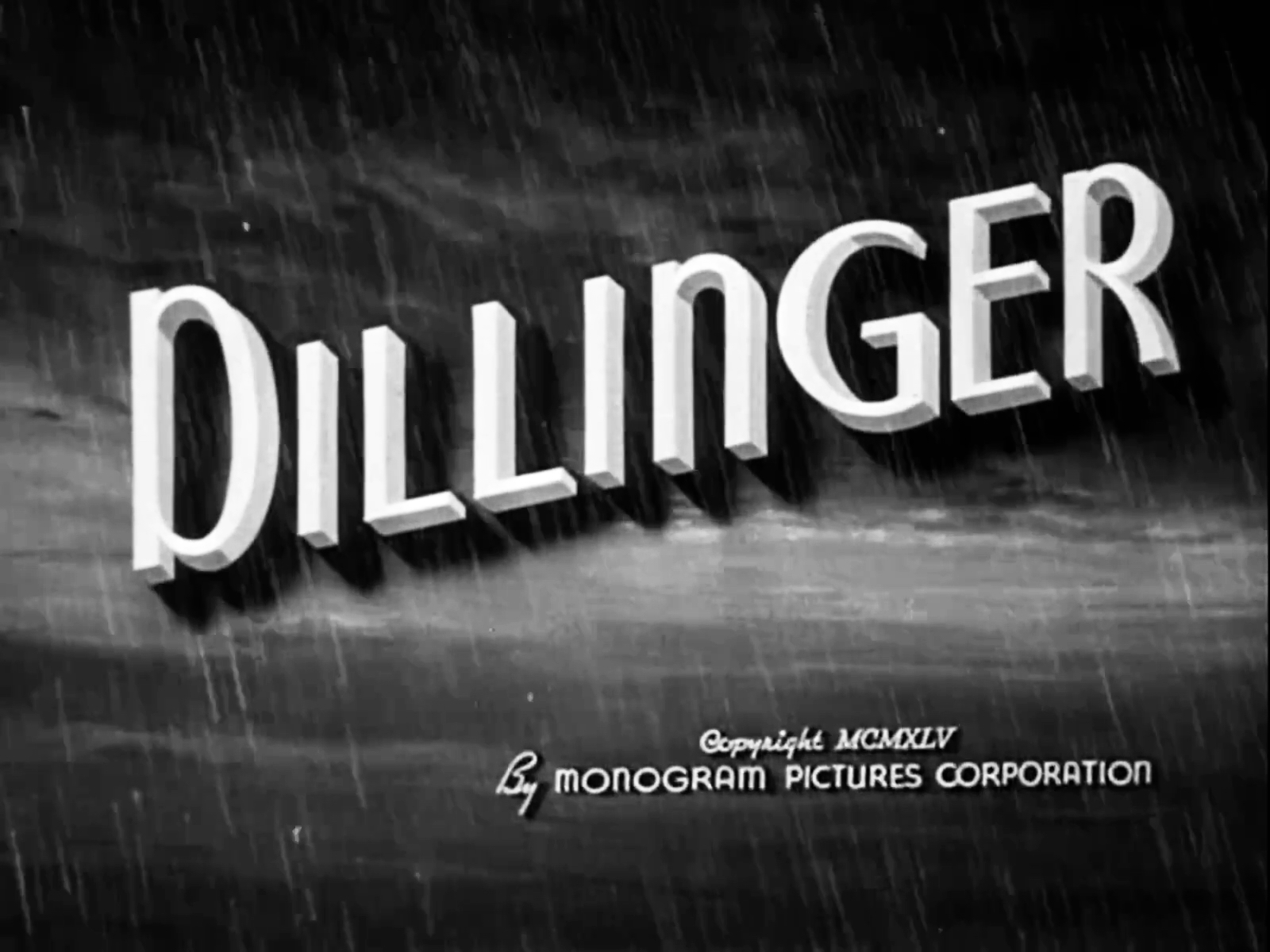 Dillinger Title Card
