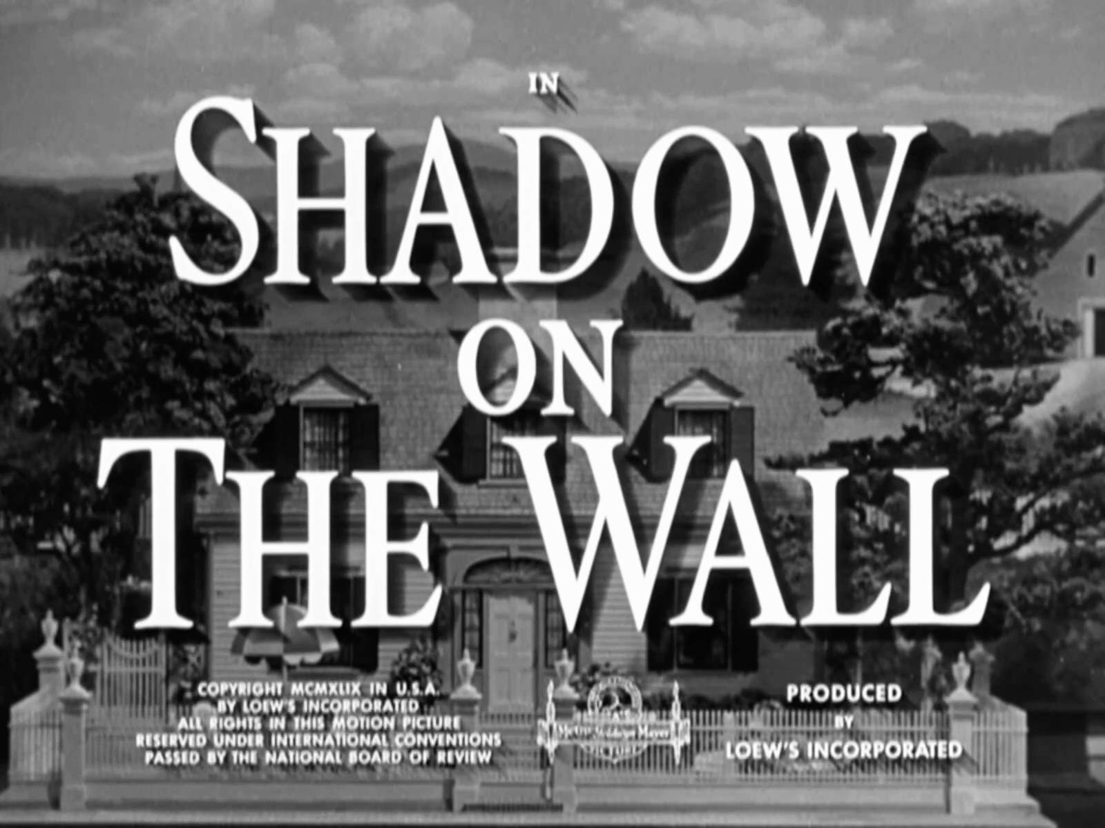Shadow On The Wall Title Card